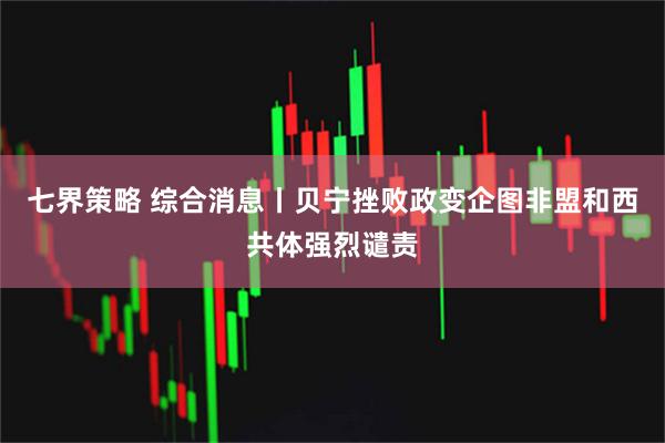 七界策略 综合消息丨贝宁挫败政变企图　非盟和西共体强烈谴责